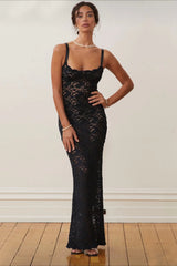 Slim Fit Off Shoulder Lace Dress