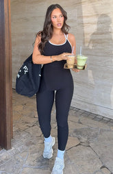 Ignite Jumpsuit Black/White