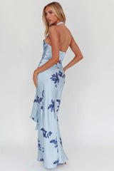 Sleeveless Bodycon Maxi Floral Dress