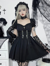 Vintage Gothic Princess Corset Lace Dress