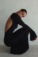 Low-Back Bodycon Party Dress