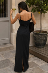 Sleeveless Waist Cinch Bodycon Slip Dress