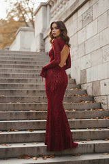 Leopard Print Party Maxi Dress
