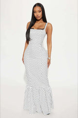 Polka Dot Cami Lace Dress
