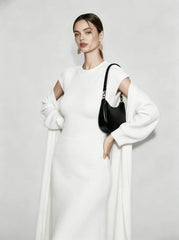 Cardigan Sleeveless Dress Knit Set