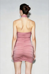 DressBetty - Summer Halter Cross Night Club Dress