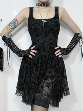 2024 Summer New Harajuku Retro Wrapped Hip Mini Dress Y2K Vintage Gothic Punk Dark Style Tie Up A-Line Dress