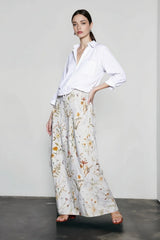 Floral Print Pocket Casual Vacation Skirt