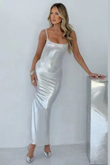 Sultry Fitted Slip Dress