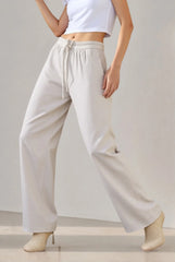 Linen Relaxed Straight Pants