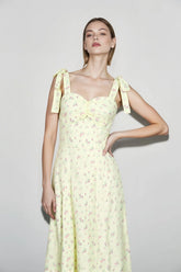 DressBetty - Summer Backless Slip Dress Women Casual Floral Midi Dress