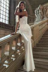 Satin High Waist Maxi Skirt