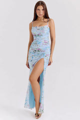 Lace Floral Maxi Slip Dress