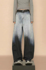 Unisex Gradient Streetwear Jeans