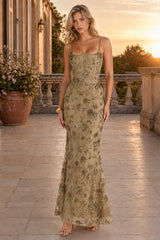 Low Cut Sleeveless Tie Back Slip Dress
