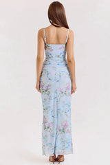Lace Floral Maxi Slip Dress