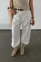 High Waist Casual Versatile Straight Denim Jeans