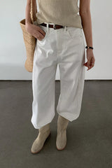 High Waist Casual Versatile Straight Denim Jeans