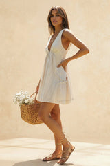 Alfie Mini Dress - Apricot