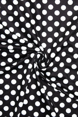 Polka Dot Halter Neck Bodycon Maxi Dress
