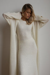 Cardigan Sleeveless Dress Knit Set