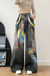 American Vintage Printed Cotton Trendy Jeans