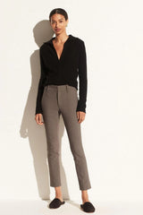 Cropped Straight High Waist Stretch Minimalist Pants