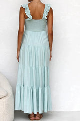 Elegant Off The Shoulder Lace Bohemian Boho Dress