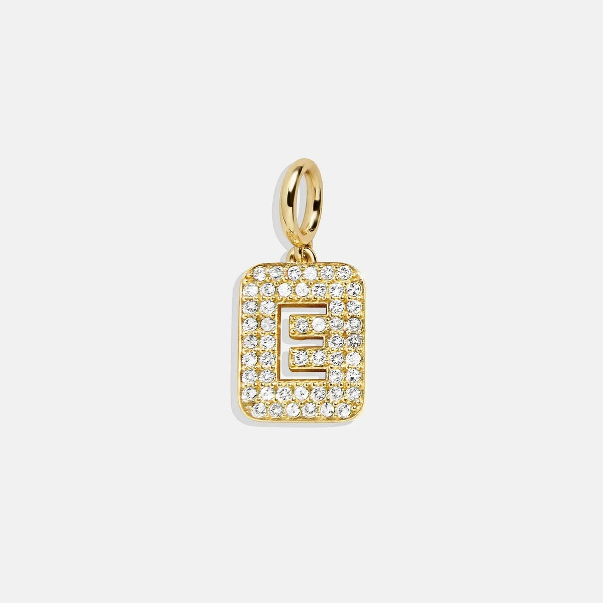 Block Pavé Initial Cluster Charm - E