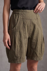 High Waist Utility Wide Leg Loose Fit Shorts