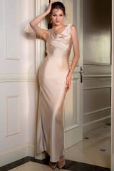 Elegant Satin Silk Dress