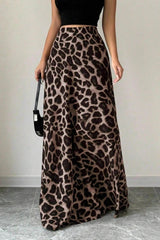 High Waist A Line Maxi Skirt