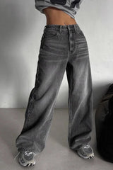 High Waist Vintage Relaxed Jeans