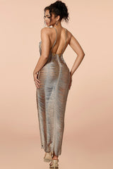 Tassel Halter Hollow-Out Elegant Cocktail Dress