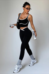 Yoga Bra Sculpting Pants Activewear Set