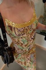 Cut Out Back Slip Dress