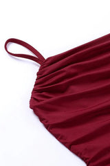 Knit Backless Slip Dress