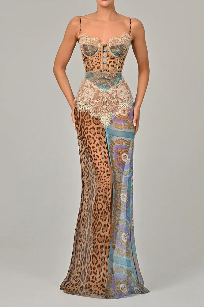 Chiffon Strapless Slip Dress