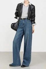 High Waist Stretch Floral Flare Jeans