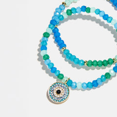 Bead Party Kids Bracelet Set  - Evil Eye