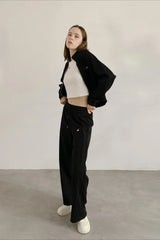 Zip Jacket Hoodie Joggers Activewear Set