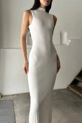 Elegant Slim Knit Bodycon Dress