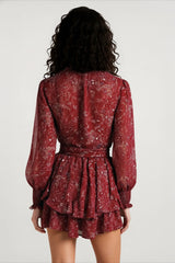 DressBetty - Spring Vintage Perspective Floral Print Dress
