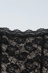 Lace Plunge Slip Dress