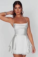 Sultry Satin Slip Dress