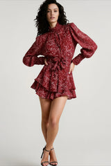 DressBetty - Spring Vintage Perspective Floral Print Dress