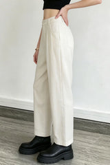 Linen Relaxed Cropped Pants