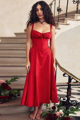 Bustier A-Line Slip Dress