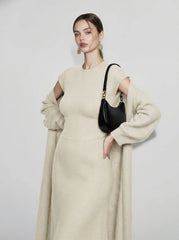 Cardigan Sleeveless Dress Knit Set