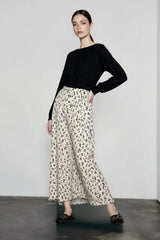 DressBetty - Vintage Floral Print A-line Pleated Streetwear Drawstring Midi Skirt